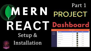 13 React Dashboard  MERN Project in Telugu [upl. by Cotsen]