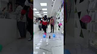 Balloon Challenge With Jaguar Bhai🤩🏆 Viral Shorts MEGACELLBUDDY SHOPEEmumbai [upl. by Bonns]