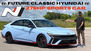 2024 Hyundai Elantra N 6sp Manual Sports Car 🔥😍  Hindi Review🇨🇦 [upl. by Anerys]