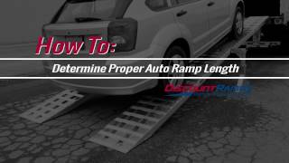 How To Determine The Proper Auto Ramp Length [upl. by Lleynad107]