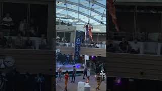 Triboo show in the skydome on Iona pandocruises cruisevlogs cruisetravel travel cruise [upl. by Aimej]