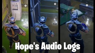 Hopes Audio logs First 3 Locations [upl. by Beard924]