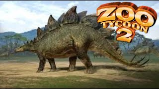 Stegosaurus  Zoo tycoon 2 Exhibit Speed Build [upl. by Noryak322]