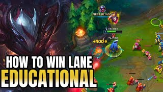 Talon mid  How to pressure and track jungler to win lane  Episode 2   EDUCATIONAL [upl. by Lily]