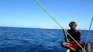 Sailing on a pirogue in Madagascar [upl. by Acnairb]