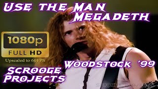 Use the Man Live  Megadeth  Woodstock 99  Upscaled 1080HD60FPS [upl. by Gievlos]