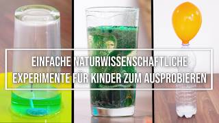 12 еinfache Experimente für Kinder zum Nachmachen [upl. by Oileve895]