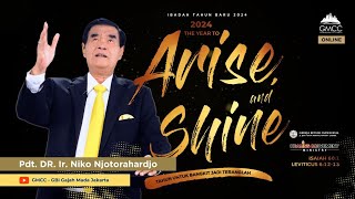 IBADAH ONLINE  Pdt DR Ir Niko Njotorahardjo  01 Januari 2024 [upl. by Nodarse153]