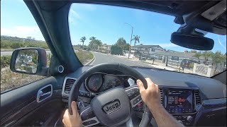 2020 Jeep Grand Cherokee Trackhawk POV Test Drive 3D AudioASMR [upl. by Weld]