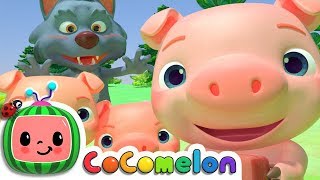 Three Little Pigs  CoComelon Nursery Rhymes amp Kids Songs [upl. by Damle]