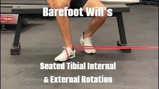 Seated Tibial Internal amp External Rotation [upl. by Aicelaf]