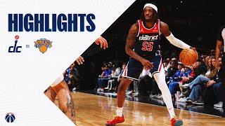 Highlights Washington Wizards vs New York Knicks  010624 [upl. by Romona]