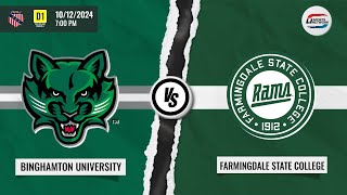 AAU Division 1 Mens Ice Hockey  Binghamton University vs Farmingdale State College [upl. by Nosirrah29]