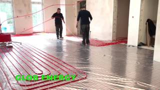 Jak ułożyć ogrzewanie podłogoweInstalacja coFußbodenheizungunderfloor heating [upl. by Gregg]