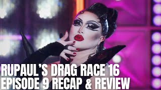 RuPauls Drag Race Season 16 Episode 9 quotSee You Next Wednesdayquot Recap amp Review [upl. by Devona598]