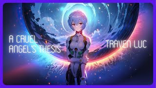 a cruel angels thesis remix  neon genesis evangelion theme song x4 lofi mix【8k】💜 anime lofi [upl. by Hayimas]