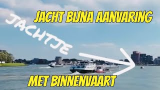 AANVARING BINNENVAART EN EEN JACHTJE NET VOORKOMENGoudaDordrecht 238 YACHT VLOG [upl. by Esnofla629]