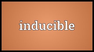 Inducible Meaning [upl. by Ahasuerus524]