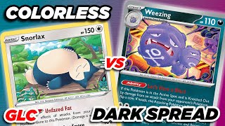 Spread Damage with Dark Pokemon ONLY  Gym Leader Challenge  Peacock Dark v Morse Colorless [upl. by Nillad]