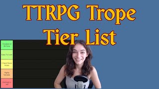 TTRPG Tropes Tier List [upl. by Hakkeber626]