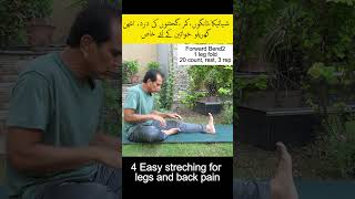 Easy streching for legs and back pain painrelief sciatica yoga streching [upl. by Retniw]