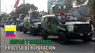 El Ejercito de Colombia reincorpora sus blindados MRAP Plasan Sand cat [upl. by Andrus]