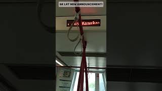 Sengkang LRT New announcement [upl. by Broddie]