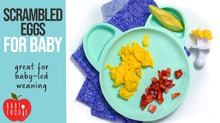 Easy Scrambled Eggs for Baby [upl. by Keel]