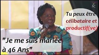 P Hortense K  quotJe me suis mariée à 46 ans il ya donc de lespoir pour toi  Célibat productif [upl. by Eirojram]