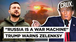 quotRussia Beat Hitler Napoleonquot Kremlin Welcomes Trump Warning To Zelensky On Ukraine Continuing War [upl. by Ahsiloc]