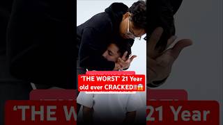 ‘THE WORST’ 21 Year old ever CRACKED‼️😱 neckpain Chiropractic Trending Short [upl. by Rednasela634]