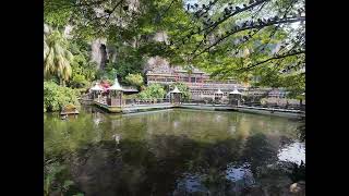 Temple water feature at Batu Caves [upl. by Eciruam]