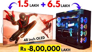 Rs 8 LAKH 😱😱 Gaming PC  4090  48 inch OLED MONITOR  9532777615  Mr Pc Wale [upl. by Norven]