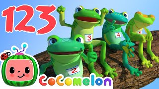 Five Little Speckled Frogs  More Nursery Rhymes amp Kids Songs ABCs and 123s  Learn with CoComelon [upl. by Chen]