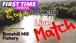 Live Match  Bonehill Mill Fishery  J D Fishing Club with Big Bird [upl. by Kelwin]