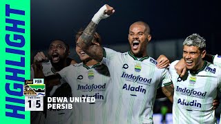 Duo Brazil Pesta Lima Gol di Kandang Dewa United 🔥 Match Highlights Dewa United vs PERSIB [upl. by Yraeht]