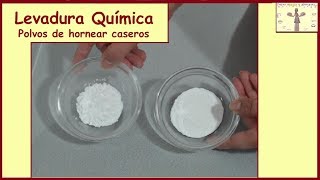 Como hacer Polvos de Honear  Levadura química  Tutorial didáctico  Tutorial cocina [upl. by Atineb]