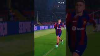 Fermíns goal vs Valencia 💥 fcbarcelona laligahighlights shorts ferminlopez [upl. by Vashtia]