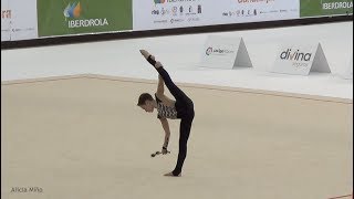 Eneko Lambea  Cto de España Rítmica Masculina Guadalajara 2018  Mazas [upl. by Woermer]