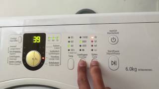 how to use the parental controlchild lockof a washing machinekinderslot op wasmachineSamsung [upl. by Elletnuahc215]