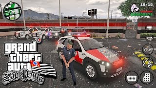 COMO JOGAR GTA VIDA DE POLICIA NO CELULAR  PMESP [upl. by Pincas]