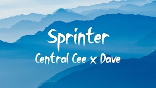 Central Cee x Dave  Sprinter Lyrics Slowed Reverb [upl. by Eneluqcaj]