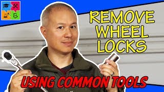 How to remove wheel locks without a key using common tools [upl. by Augustina295]