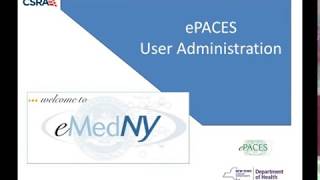 ePACES User Administration [upl. by Currie]