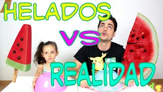 HELADO vs REALIDAD  Ice Cream vs Real Food helado ZAROLAKIDS [upl. by Thamos]