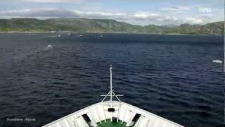 Hurtigruten Minutt for Minutt  the complete voyage in 37 minutes [upl. by Carmella945]