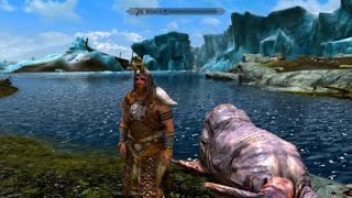 SKYRIM  TUSKED TERROR Arctic Grayling amp Fangtusk [upl. by Mloc]