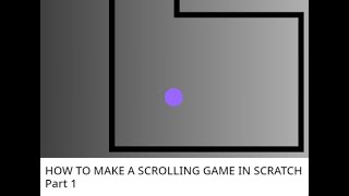 How to make a scrolling game in Scratch  part 1 [upl. by Bick139]