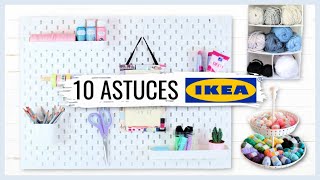 10 ASTUCES DE RANGEMENT IKEA [upl. by Tati]