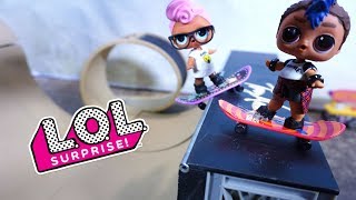 LOL SURPRISE DOLL Lilys Date With Brock Skateboarding [upl. by Persons]